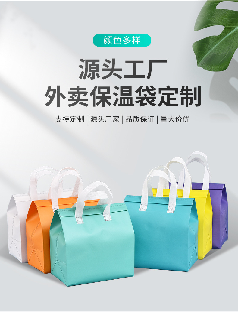 六安市无纺布保温袋外卖袋